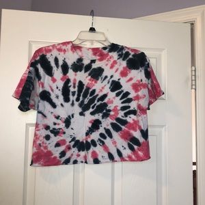 Homemade Tie Dye Crop T Shirt